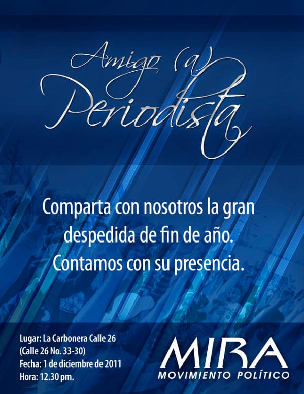 MIRA se reunió con Periodistas en Bogotá
