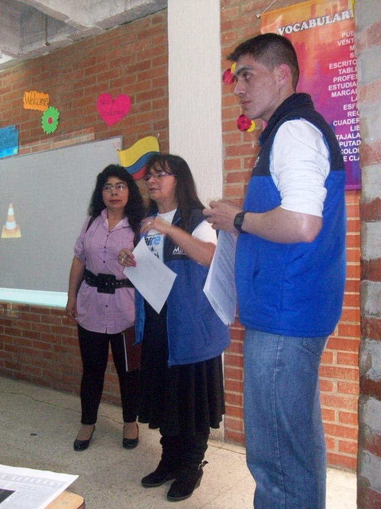 Capacitación de reciclaje en La Faena