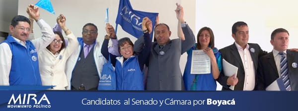 MIRA inscribió lista a la Cámara de Boyacá