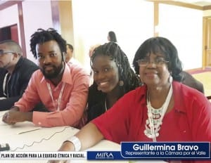 Guillermina Bravo, presente en el Plan de acción para la equidad étnica y racial