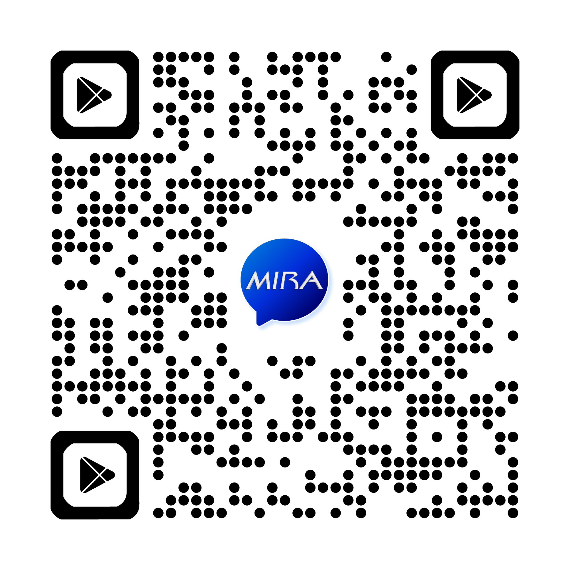 Código QR de InfoMIRA para Google Play