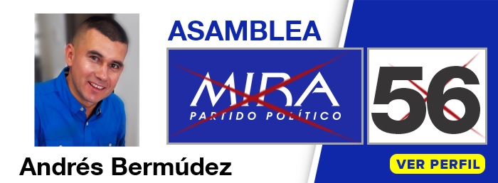 Andrés Bermúdez - Candidato a la Asamblea Valle del Cauca - Partido Político MIRA - Elecciones 2019