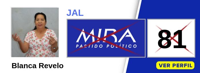 Blanca Revelo candidata a la JAL Comuna 20 - Cali - Valle - Partido Político MIRA - Elecciones 2019