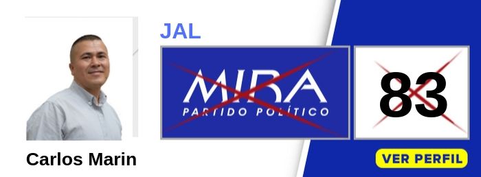 Carlos Marin candidato a la JAL - Comuna 4 Cali Valle - Partido Político MIRA - Elecciones 2019