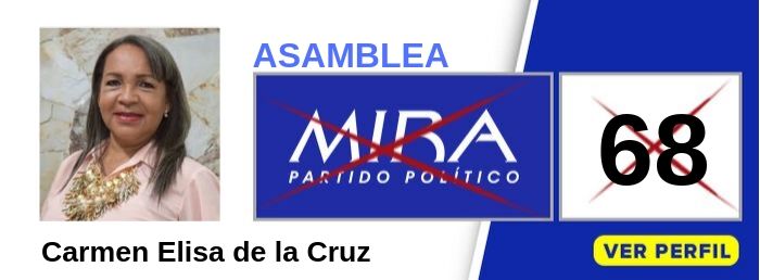 Carmen Elisa de la Cruz - Candidato a la Asamblea Valle del Cauca - Partido Político MIRA - Elecciones 2019