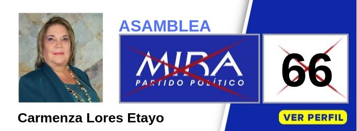 Carmenza Lores Etayo - Candidato a la Asamblea Valle del Cauca - Partido Político MIRA - Elecciones 2019