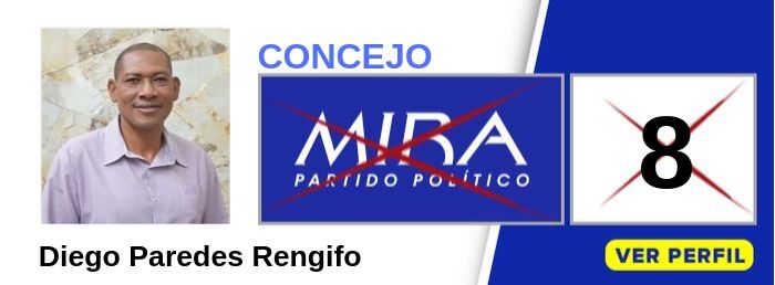 Diego Paredes - Candidato Concejo Cali Valle - Partido Político MIRA - Elecciones 2019