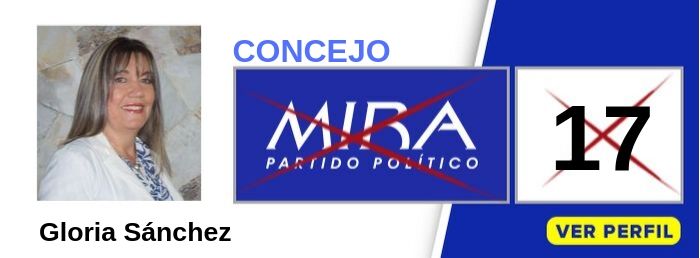 Gloria Sánchez - Candidata Concejo Cali Valle - Partido Político MIRA - Elecciones 2019
