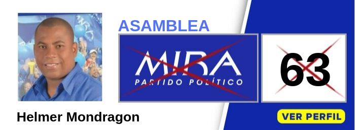 Helmer Mondragon - Candidato a la Asamblea Valle del Cauca - Partido Político MIRA - Elecciones 2019