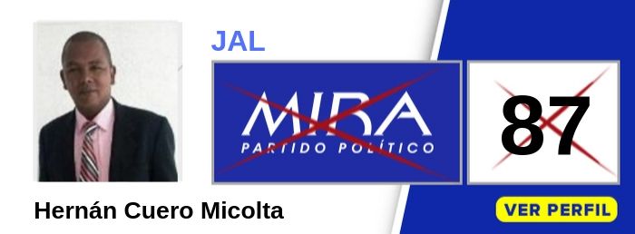 Hernan Cuero Micolta candidato a la JAL de Localidad 2 Buenaventura Valle Partido Político MIRA - Elecciones 2019