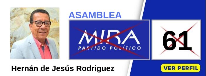 Hernán de Jesús Rodriguez - Candidato a la Asamblea Valle del Cauca - Partido Político MIRA - Elecciones 2019