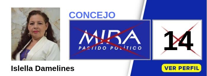 Islella Damelines - Candidata Concejo Cali Valle - Partido Político MIRA - Elecciones 2019