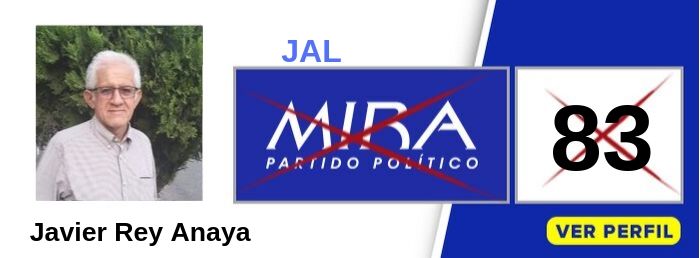 Javier Rey Anaya Candidato a la JAL Comuna 8 Cali Valle - Partido Político MIRA - Elecciones 2019
