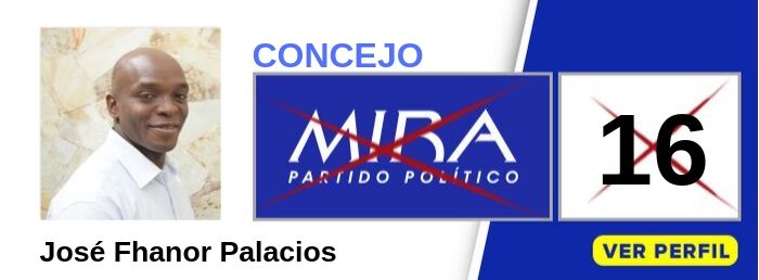 José Fhanor Palacios - Candidata Concejo Cali Valle - Partido Político MIRA - Elecciones 2019