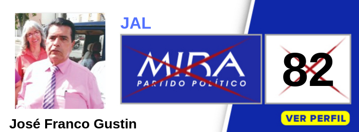 Jose Franco Gustin candidato a la JAL Comuna 16 - Cali - Valle - Partido Político MIRA - Elecciones 2019