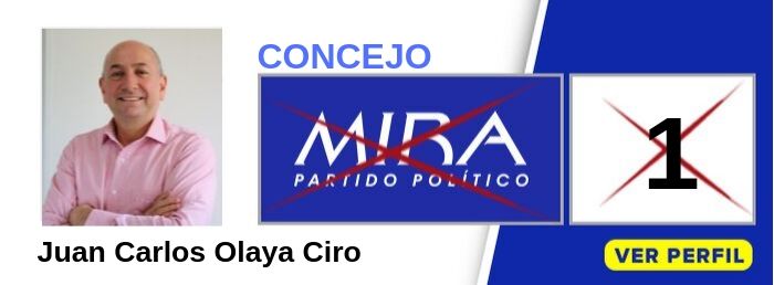 Juan Carlos Olaya Candidato Concejo Cali-Valle Partido Politico MIRA-Elecciones 2019
