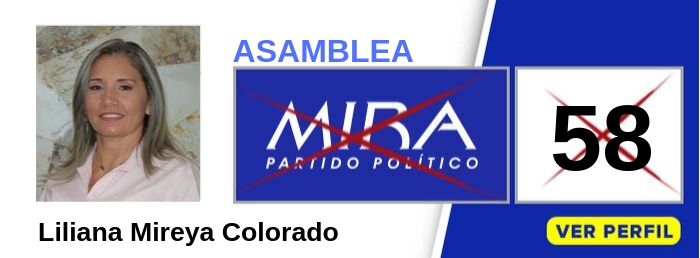 Liliana Mireya Colorado - Candidata a la Asamblea Valle del Cauca - Partido Político MIRA - Elecciones 2019