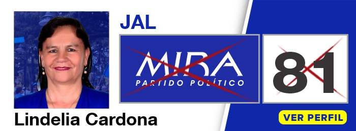 Lindelia Cardona candidata JAL de la Comuna 5 Florida Valle - Partido Político MIRA - Elecciones 2019
