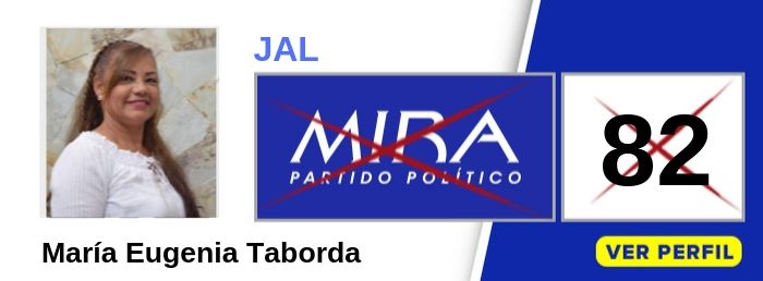 Maria Eugenia Taborda candidata a la JAL Comuna 4 Cali Valle Partido Político MIRA - Elecciones 2019