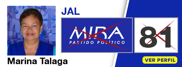 Marina Talaga candidata JAL de la Comuna 2 Florida Valle - Partido Político MIRA - Elecciones 2019