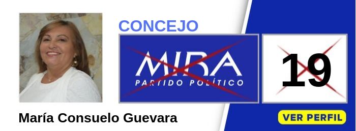 María Consuelo Guevara - Candidata Concejo Cali Valle - Partido Político MIRA - Elecciones 2019