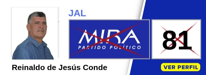 Reinaldo de Jesús Conde candidato a la JAL Comuna 18 - Cali - Valle - Partido Político MIRA - Elecciones 2019