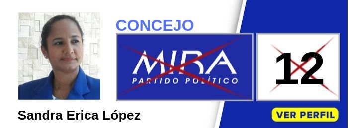 Sandra Erica López - Candidata Concejo Cali Valle - Partido Político MIRA - Elecciones 2019