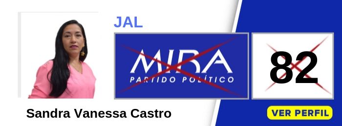Sandra Vanessa Castro candidata a la JAL Comuna 5 - Cali - Valle - Partido Político MIRA - Elecciones 2019