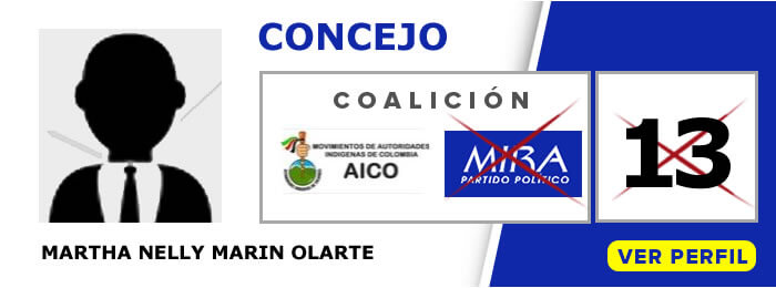 Martha Nelly Marín Olarte candidata al Concejo de Santa Rosa de Cabal Risaralda - Partido Político MIRA - Elecciones 2019