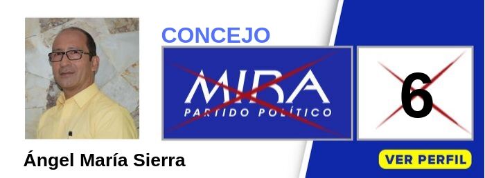 Ángel María Sierra - Candidato Concejo Cali Valle - Partido Político MIRA - Elecciones 2019