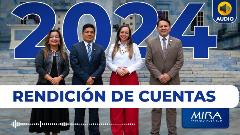 Nuestros congresistas presentan su rendición de cuentas