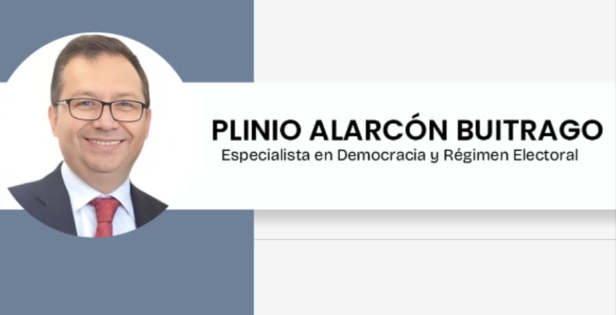 Plinio Alarcón, experto electoral del Partido MIRA, designado en el CNE