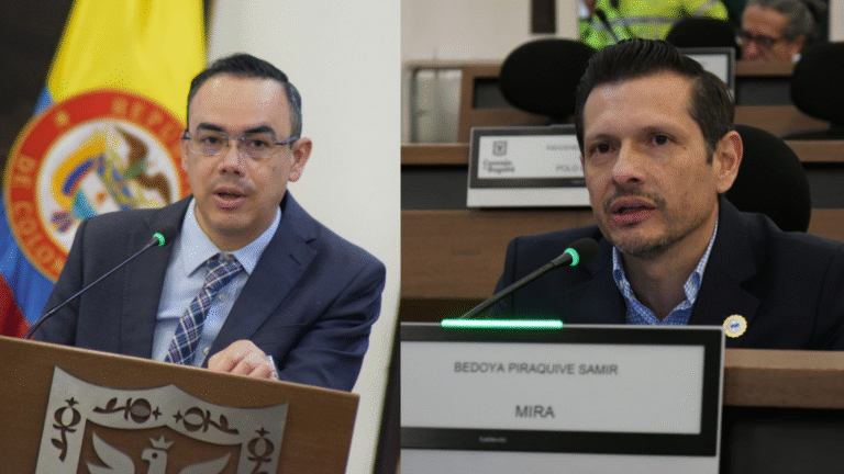 Concejales de Bogotá, Fabián Puentes y Samir Bedoya Piraquive.