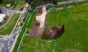 Terreno destinado a la construcción del Multicampus de Suba en Bogotá.